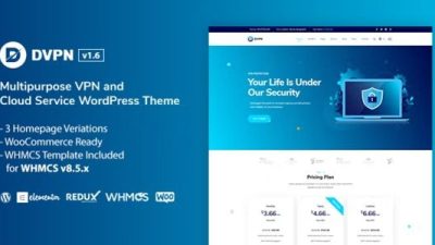 DVPN | Multipurpose VPN WordPress Theme 1.6 [Activated]