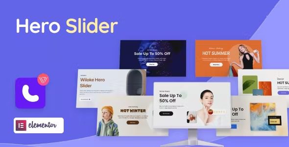 Wiloke Hero Slider Widget for Elementor v.1.0.19
