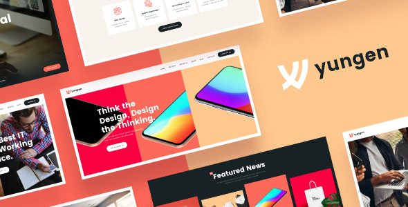 Yungen v1.0.6 Modern Digital Agency Business WordPress Theme