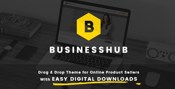 Business Hub Responsive WordPress Theme For Online v1.1.9
