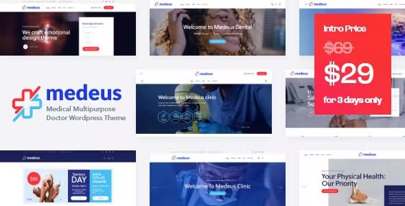 Medeus v1.0 Medical Multipurpose Doctor WordPress Theme