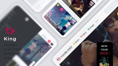 Fixed* King v8.1.2 – WordPress Viral Magazine Theme [Activated]