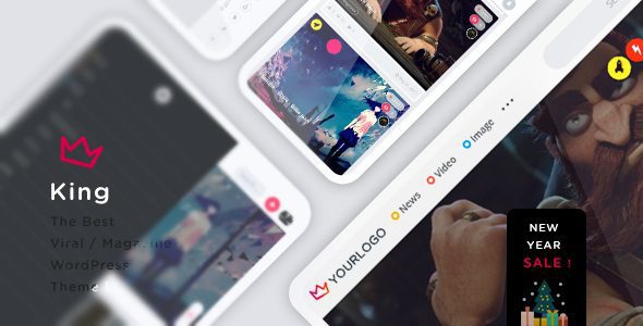 Fixed* King v8.1.2 – WordPress Viral Magazine Theme [Activated]
