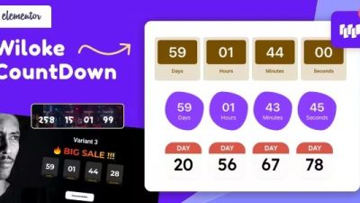 Wiloke Countdown Timer for Elementor v1.0.21