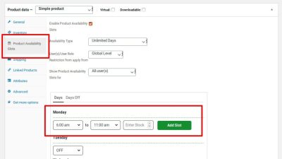 Product Availability Slots for WooCommerce Nulled Free Download