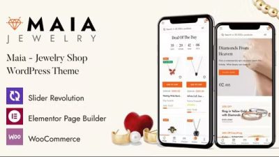 Maia Nulled Jewelry Shop WordPress Theme Free Download
