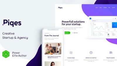Piqes v1.0.8 Creative Startup & Agency WordPress Theme
