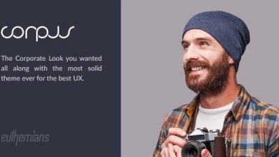 Corpus v.3.3.8 Responsive Corporate WordPress Theme
