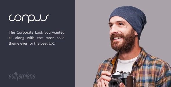 Corpus v.3.3.8 Responsive Corporate WordPress Theme