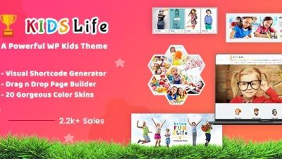 Kids Life Nulled Children School Wordpress Theme Free Download