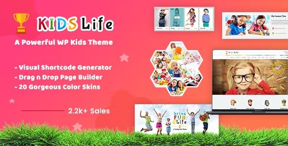 Kids Life Nulled Children School Wordpress Theme Free Download