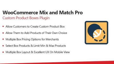 Feature List of WooCommerce Mix and Match Plugin Displays Offered Products in a List View Dynamic Pricing Option Set Fixed Box Price Per Product Price Fixed Price + Per Product Price Responsive & Mobile Ready Design Customers can Attach Personal Message Limit the Product Quantity for Each Bundle Compatible with Product Variations Set the Minimum No. of Products Required to Buy a Bundle Compatible with WooCommerce Product Options Plugin Compatible with WooCommerce Subscriptions Plugin