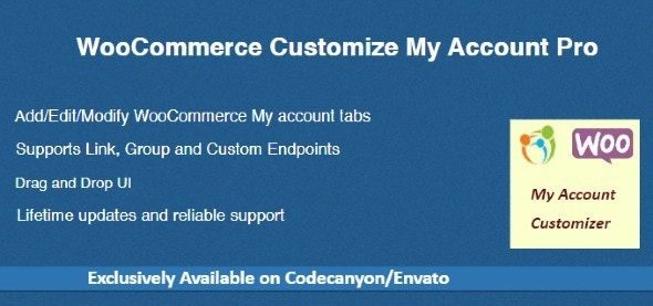 WooCommerce Customize My Account Pro v1.1.9
