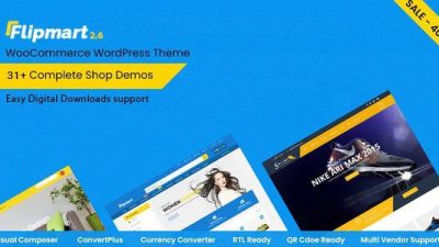 Flipmart Responsive Ecommerce WordPress Nuled Download