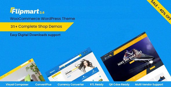 Flipmart Responsive Ecommerce WordPress Nuled Download