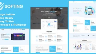 Softing v1.4.2 WordPress Software Landing Page Theme
