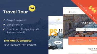 TravelTour v5.0.3 – Travel & Tour Booking WordPress [Activated]