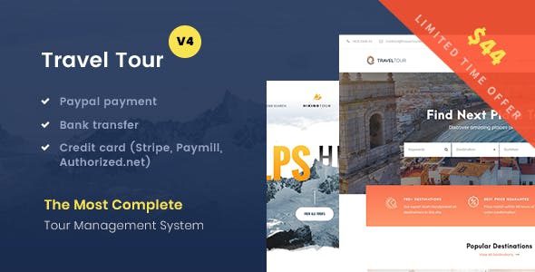 TravelTour v5.0.3 – Travel & Tour Booking WordPress [Activated]