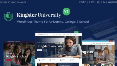 Kingster v.3.1.3 – Education WordPress For University, College and School Download