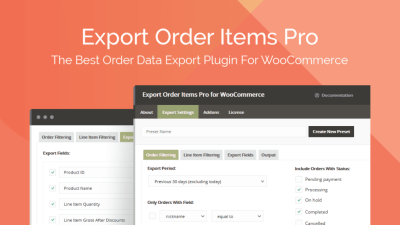 [Fixed] Export Order Items Pro for WooCommerce v2.1.20 [Aspen Grove Studios] + Extra Product Options Addon