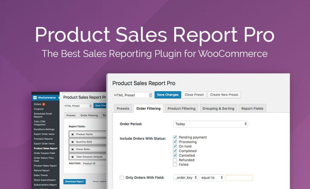 Product Sales Report Pro for WooCommerce Pro v2.2.28 [Fixed*] by Aspen Grove Studios