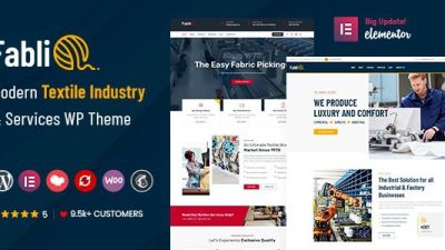 Fablio Nulled Textile Industry WordPress Theme Free Download