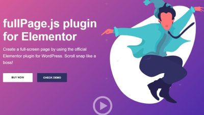 fullPage.js plugin for Elementor v2.0.5 [Activated]