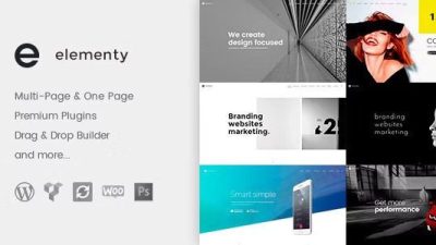 Elementy v.1.1 Multipurpose One & Multi Page WordPress Theme