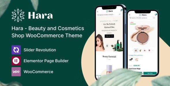Hara v1.1.2 Beauty and Cosmetics Shop WooCommerce Theme