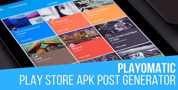 Playomatic v.1.8.6.2 Play Store Automatic Post Generator Plugin for WordPress [Activated]