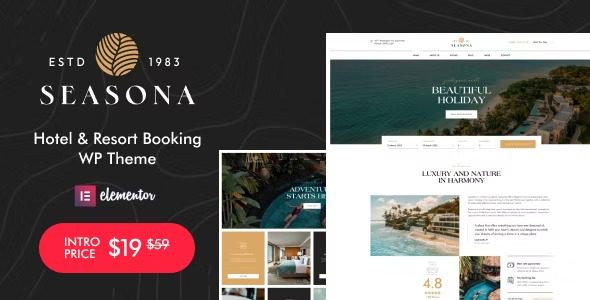Seasona v.1.1.4 – Hotel & Resort Booking WordPress Theme