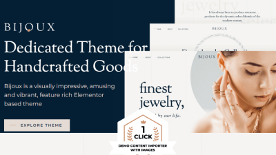 Bijoux v7.7 Handmade Crafts Jewelry WooCommerce Shop