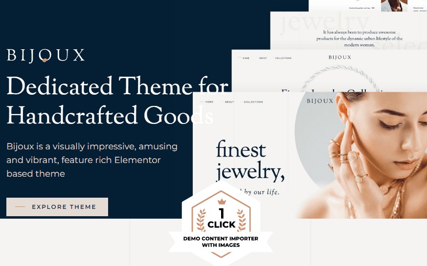 Bijoux v7.7 Handmade Crafts Jewelry WooCommerce Shop