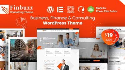 Finbuzz v1.9.2 Corporate Business WordPress Theme