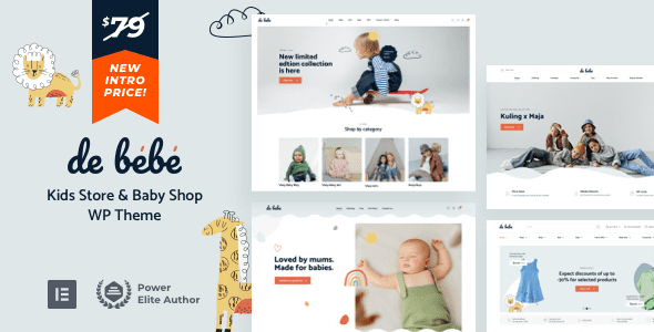Debebe v1.3 Baby Shop and Children Kids Store WordPress