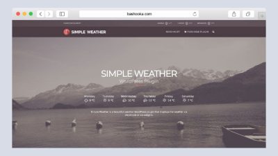 Simple Weather WordPress Shortcode & Widget v4.4.4 Download