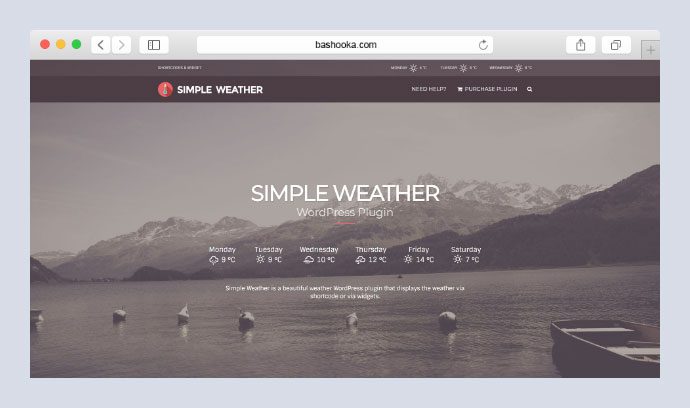 Simple Weather WordPress Shortcode & Widget v4.4.4 Download