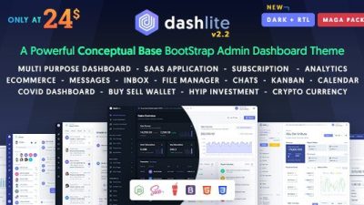 DashLite v3.1.1 Bootstrap Responsive Admin Dashboard Template