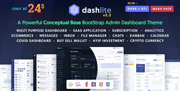 DashLite v3.1.1 Bootstrap Responsive Admin Dashboard Template