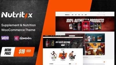 Nutritix v.1.1.5 Supplement & Nutrition WooCommerce Theme