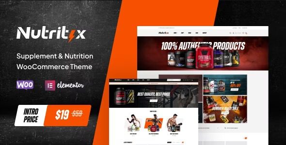 Nutritix v.1.1.5 Supplement & Nutrition WooCommerce Theme