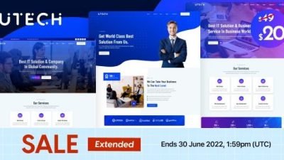 uTech v5.1.0 IT Solutions & Services WordPress Theme