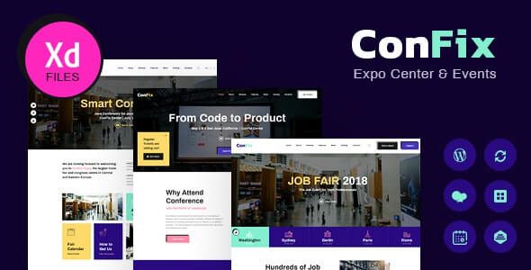 ConFix v1.0.5 Expo & Events WordPress Theme