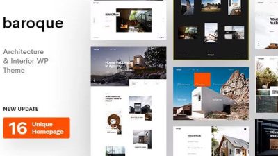 Baroque v1.3.5 – Architecture & Interior WordPress Theme