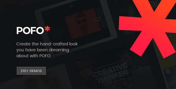 Pofo v1.6 Creative Portfolio and Blog WordPress Theme