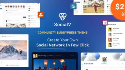 SocialV v1.6.3 – Social Network and Community BuddyPress Theme