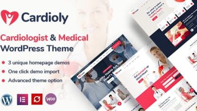 Cardioly v2.7 – Cardiologist and Medical WordPress Theme