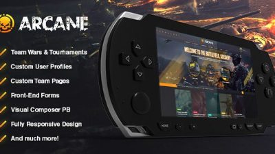 Arcane v3.6.5 The Gaming Community Theme +Plugins