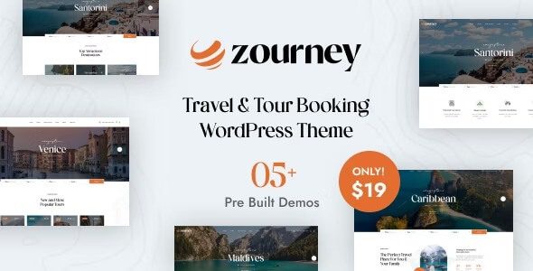 Zourney v1.2.0 Travel Tour Booking WordPress Theme