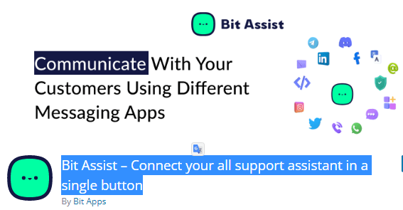 Bit Assist Pro Nulled Connect your all support assistant in a single button Free Download